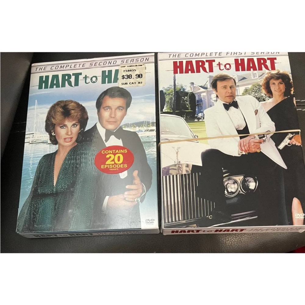 Hart To Hart:  Seasons 1&2 DVDs.. 
season 2 new very good